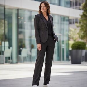 Paul & Joe for Target Black Pinstripe Blazer & Y2K Pants Suit Set